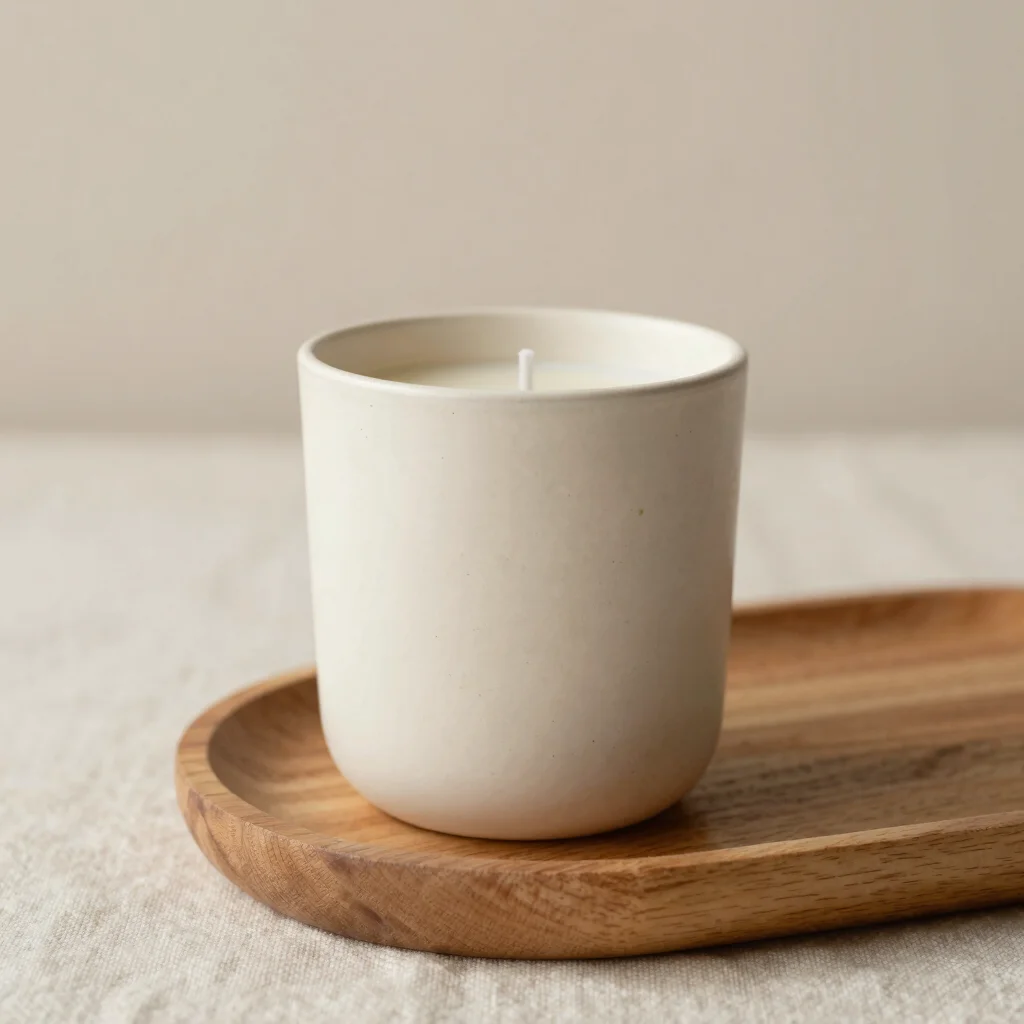 Anointing Ceramic Candle